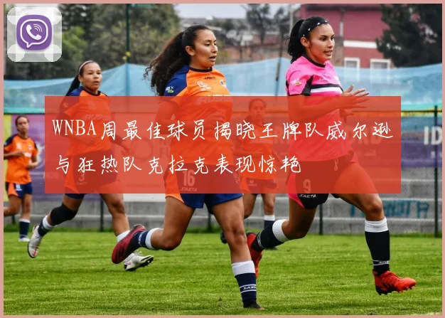WNBA周最佳球员揭晓王牌队威尔逊与狂热队克拉克表现惊艳